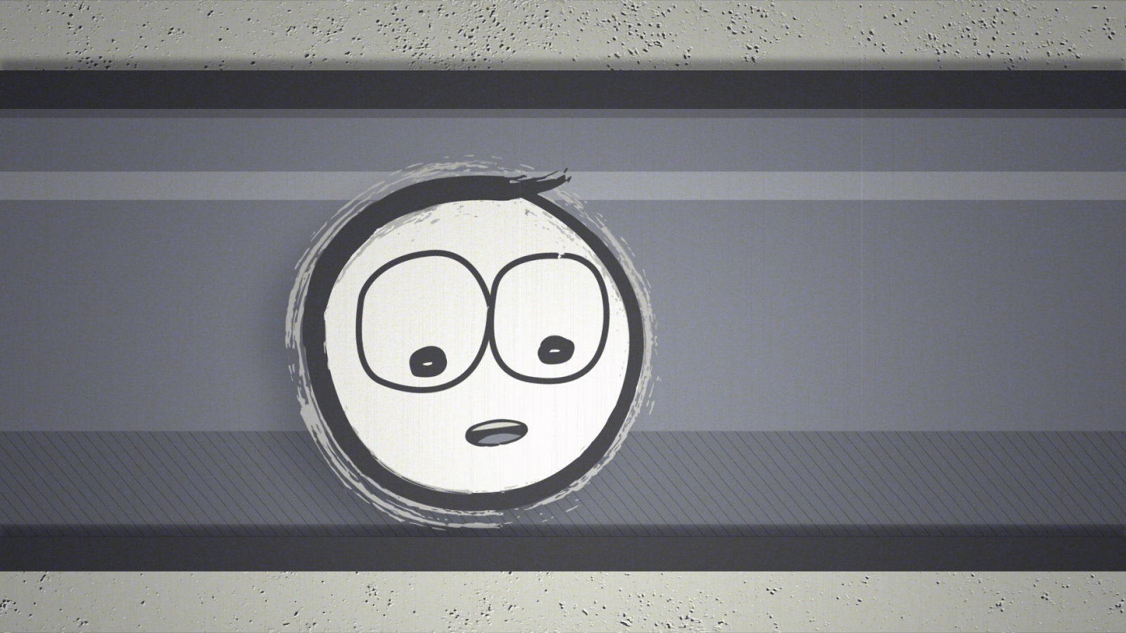 Illustration of an anthropomorphized proton making a surprised face